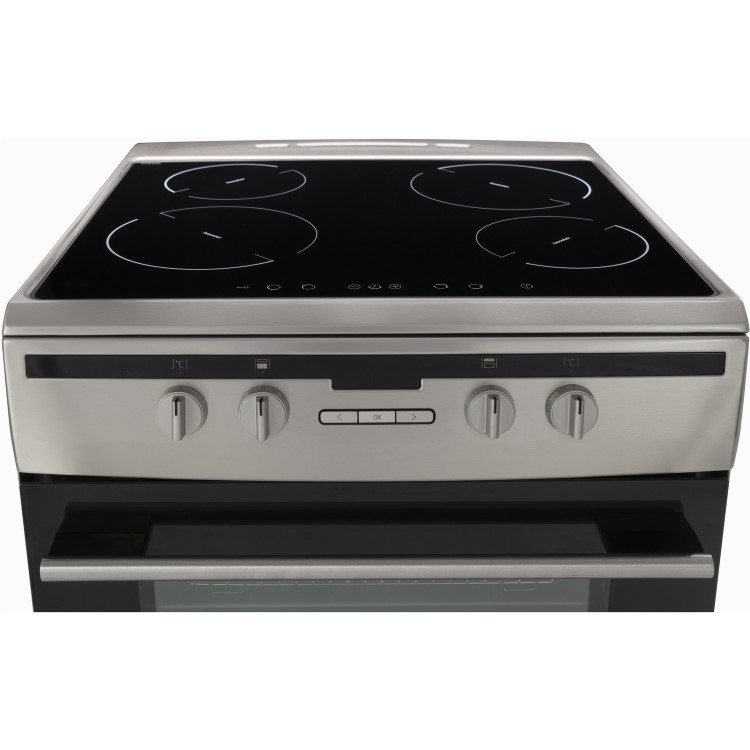 Amica 60cm Double Oven Electric Induction Cooker - Stainless Steel