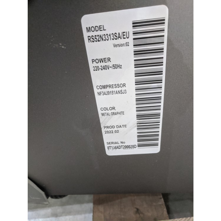 Refurbished Samsung 510 Litre Side-by-Side No Frost American Fridge Freezer Silver