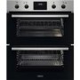 Refurbished Zanussi Series 20 ZPHNL3X1 Double Built Under Electric Oven Stainless Steel