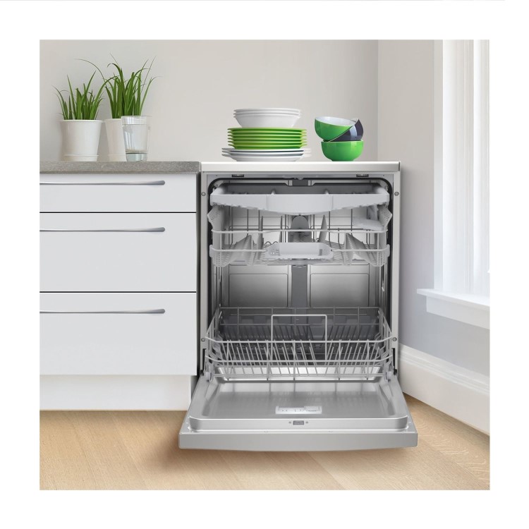 Refurbished Bosch Serie 2 SMS2HVI66G 13 Place Freestanding Dishwasher Silver