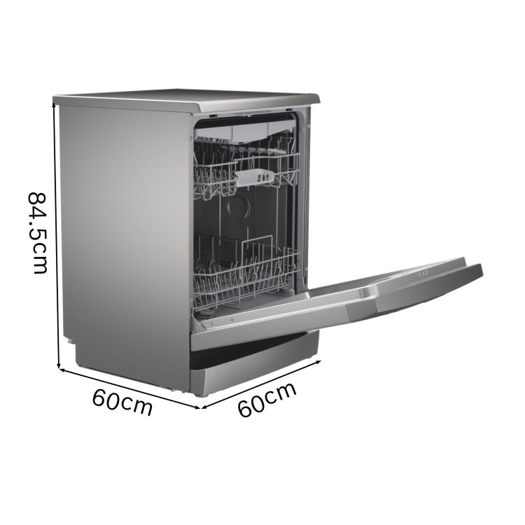 Refurbished Bosch Serie 2 SMS2HVI66G 13 Place Freestanding Dishwasher Silver