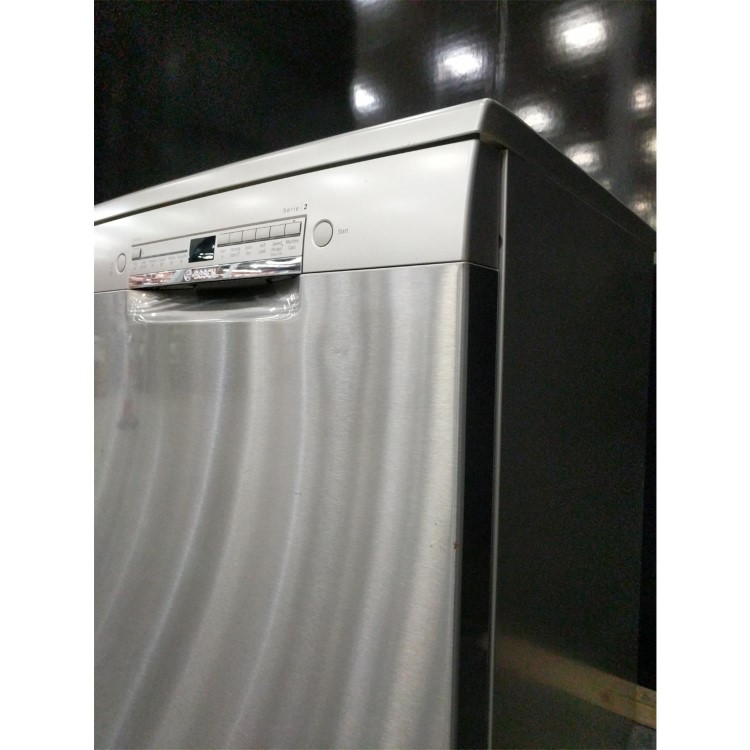 Refurbished Bosch Serie 2 SMS2HVI66G 13 Place Freestanding Dishwasher Silver