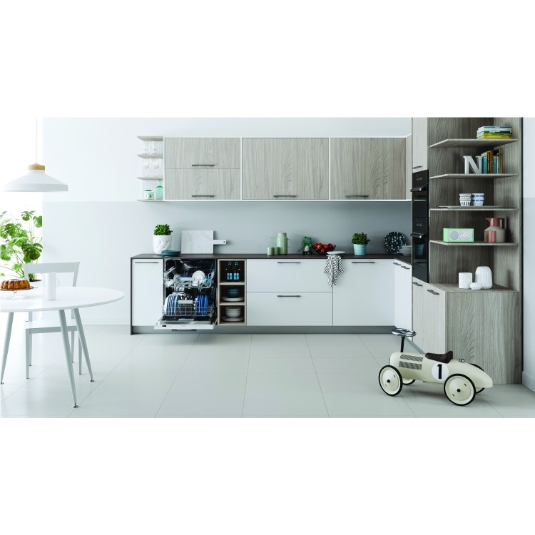 Refurbished Indesit DIC3B16UK 13 Place Fully Integrated Dishwasher White