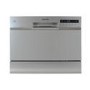 electriQ 6 Place Settings Freestanding Table Top Dishwasher - Silver