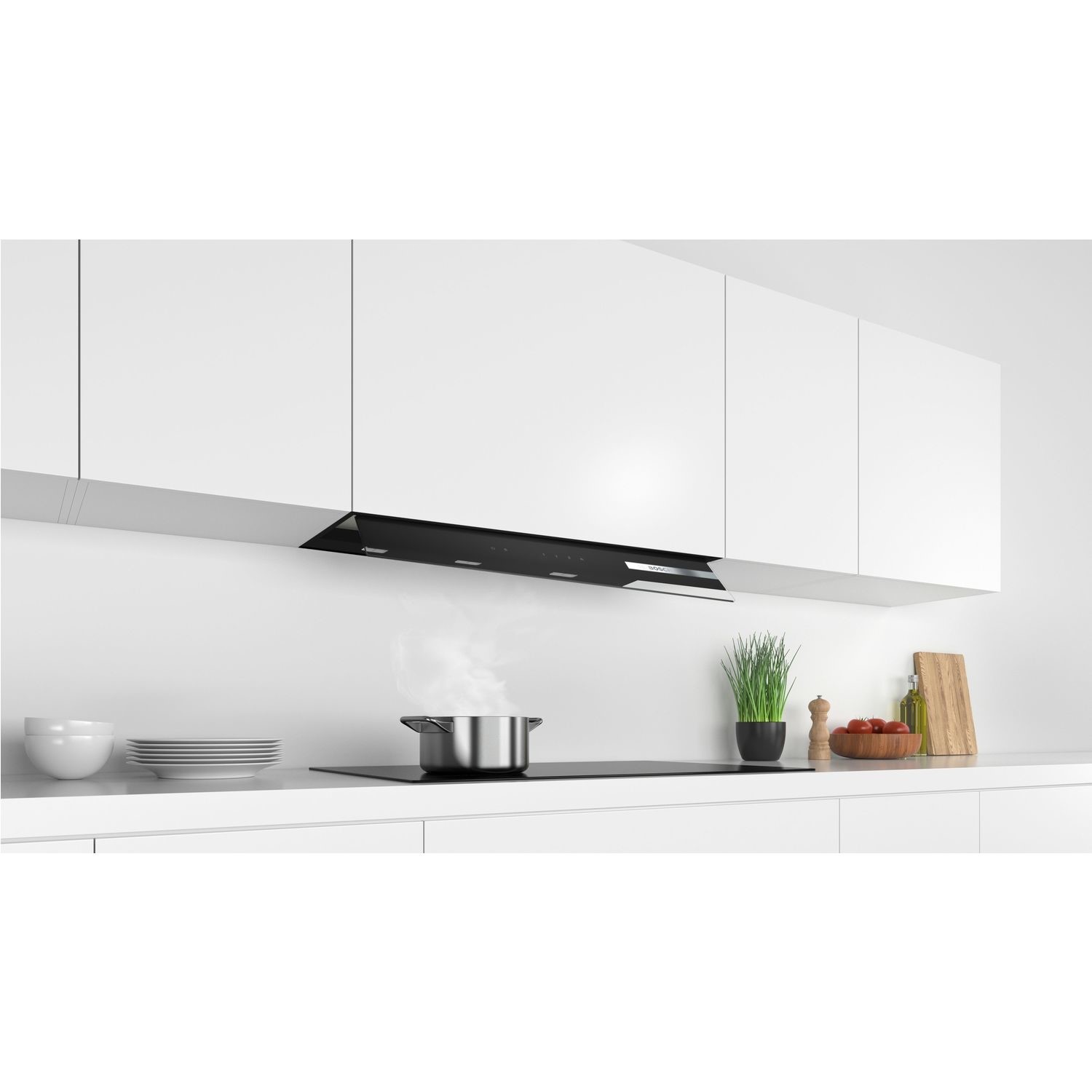 Integrated cooker hoods: hidden extractors