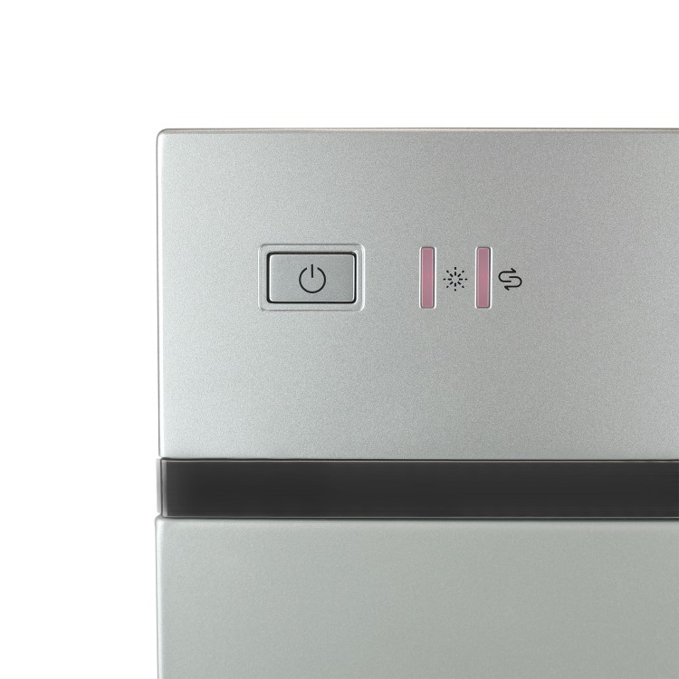 GRADE A2 - electriQ 6 Place Freestanding Compact Table Top Dishwasher - Silver