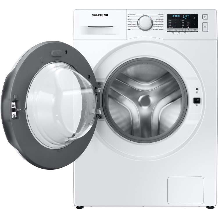 Refurbished Samsung ecoBubble WW70TA046TE/EU Freestanding 7KG 1400 Spin Washing Machine White