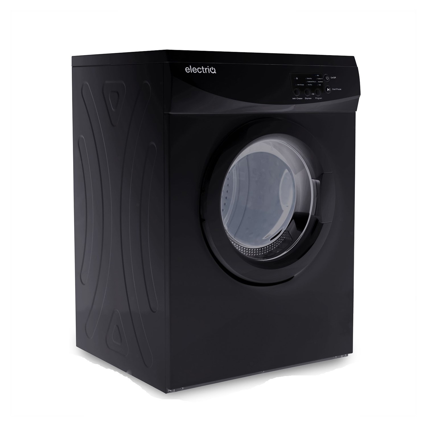 electriQ 7kg Vented Tumble Dryer Black Eiqtd7black Appliances Direct
