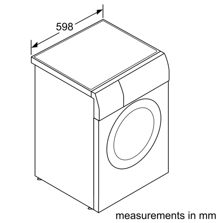 GRADE A2 - Bosch WVG3047SGB Serie 6 7kg Wash 4kg Dry 1500rpm Freestanding Washer Dryer - Silver