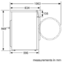 GRADE A2 - Bosch WVG3047SGB Serie 6 7kg Wash 4kg Dry 1500rpm Freestanding Washer Dryer - Silver