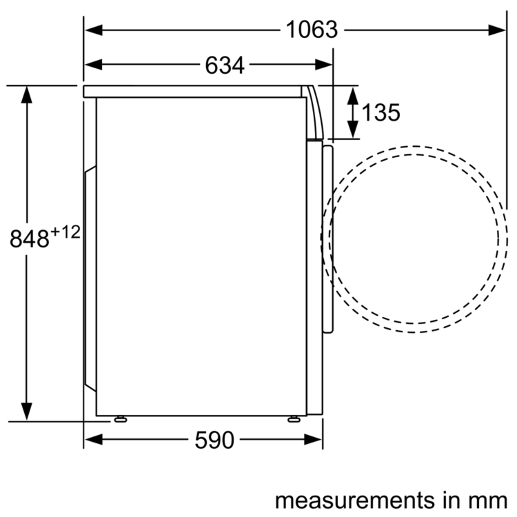 GRADE A2 - Bosch WVG3047SGB Serie 6 7kg Wash 4kg Dry 1500rpm Freestanding Washer Dryer - Silver