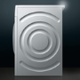 GRADE A2 - Bosch WVG3047SGB Serie 6 7kg Wash 4kg Dry 1500rpm Freestanding Washer Dryer - Silver