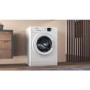 Refurbished Hotpoint NSWM743UWUKN Freestanding 7KG 1400 Spin Washing Machine White