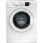 Refurbished Hotpoint NSWM743UWUKN Freestanding 7KG 1400 Spin Washing Machine - White