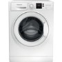 Refurbished Hotpoint NSWM743UWUKN Freestanding 7KG 1400 Spin Washing Machine White