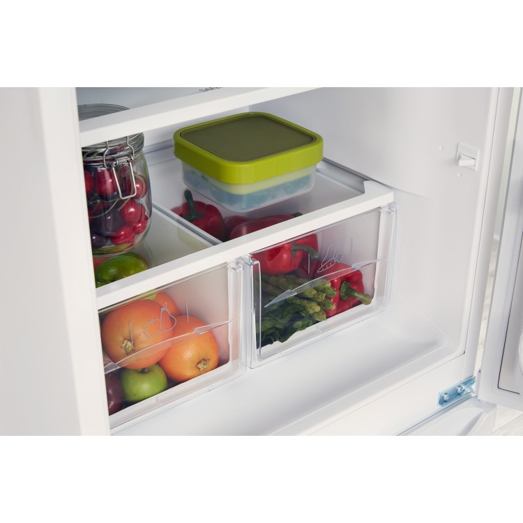 HOTPOINT HBNF5517W 228 Litre Freestanding Fridge Freezer 50/50 Split Frost Free 54.5cm Wide - White
