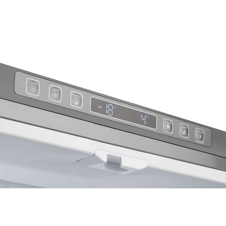Hisense 596 Litre French Style American Fridge Freezer With Super Cooling  - Stainless Steel Look