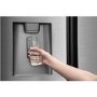 Hisense 596 Litre French Style American Fridge Freezer With Super Cooling  - Stainless Steel Look