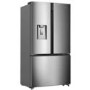 Hisense 596 Litre French Style American Fridge Freezer With Super Cooling  - Stainless Steel Look