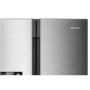 Hisense 596 Litre French Style American Fridge Freezer With Super Cooling  - Stainless Steel Look