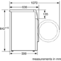 Refurbished Bosch Series 4 WTN83201GB Freestanding Condenser 8KG Tumble Dryer White