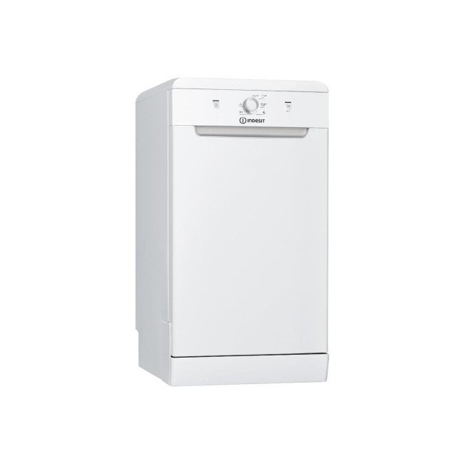 Refurbished Indesit DSFE1B10 10 Place Slimline Freestanding Dishwasher with Quick Wash White