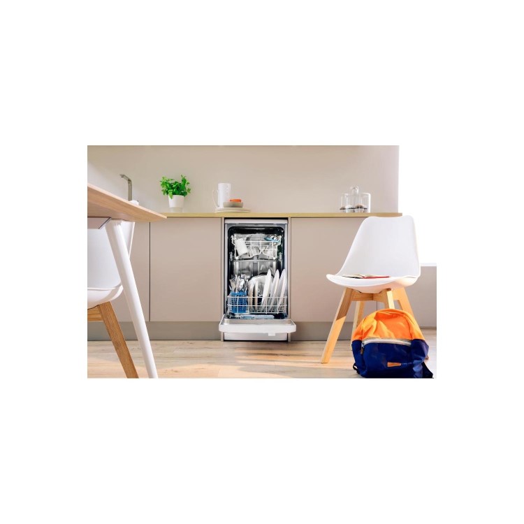 Refurbished Indesit DSFE1B10SUKN 10 Place Settings Freestanding Dishwasher