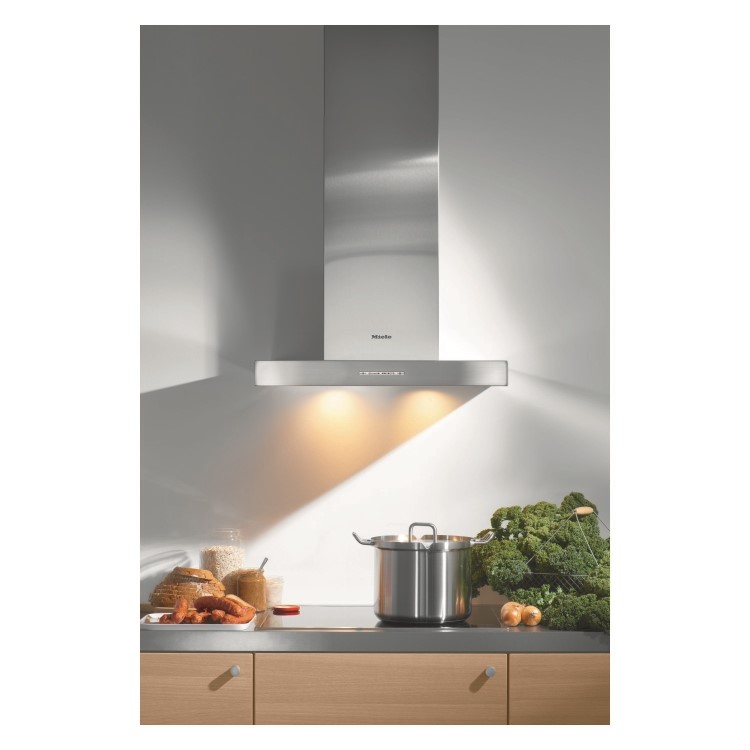 Refurbished Miele DAPUR68W 60cm Cooker Hood with LED Lighting Stainless Steel