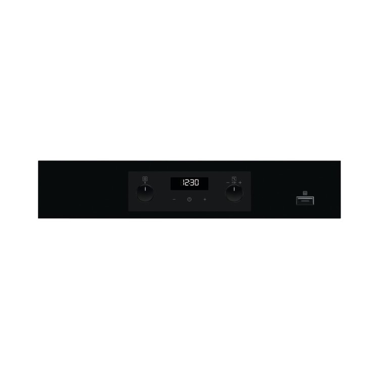Refurbished AEG SteamBake BEB355020B 60cm Single Built In Electric Oven with Added Steam Function Black