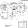 Refurbished AEG SteamBake BEB355020B 60cm Single Built In Electric Oven with Added Steam Function Black