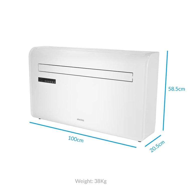 Refurbished electriQ iQool 10000 BTU Wall Mounted Air Conditioner with Heating Function