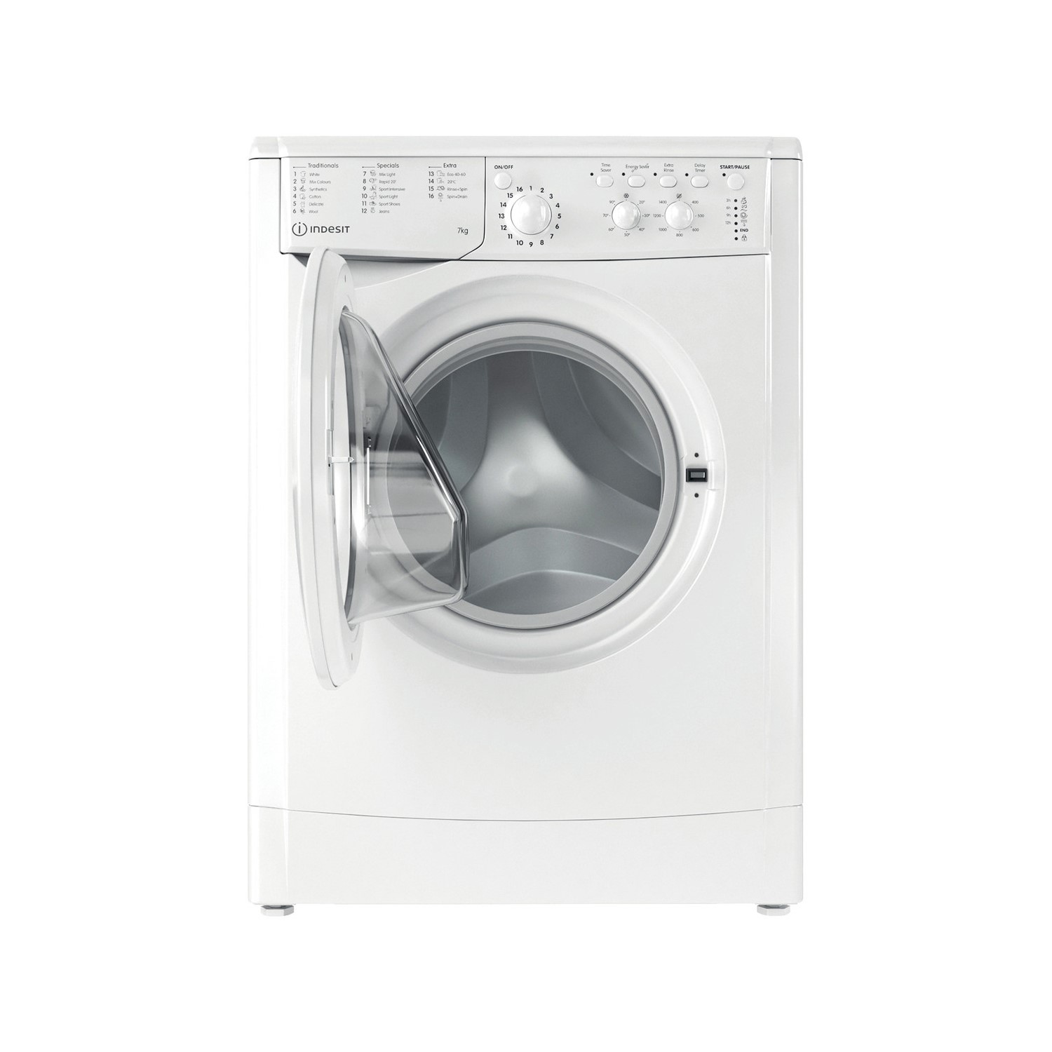 verzameling Brandewijn Verenigde Staten van Amerika Indesit Ecotime 8kg 1200rpm Freestanding Washing Machine - White  IWC81283WUKN | Appliances Direct
