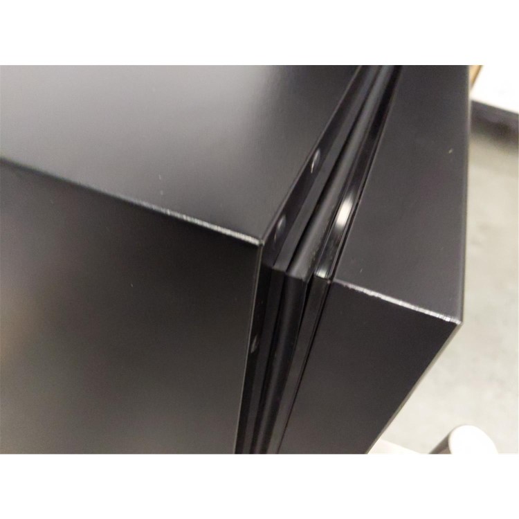 GRADE A3 - electriQ 18 Bottle Capacity Single Zone Wine Cooler - Black