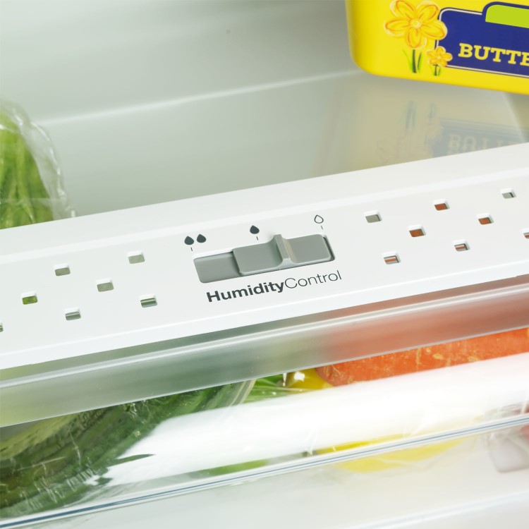 electriQ 235 Litre 50/50 Integrated Fridge Freezer - White