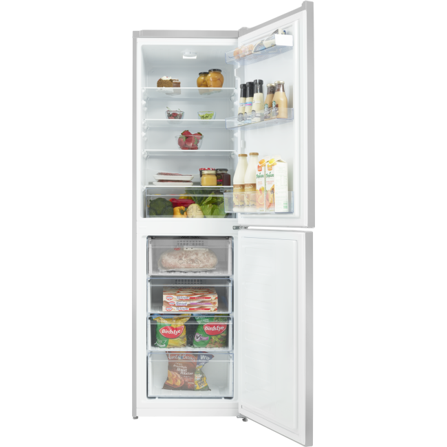 CFG3582S, Beko Frost Free Fridge Freezer, Silver