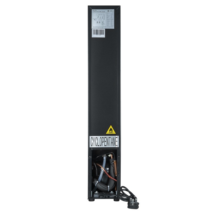 Refurbished electriQ EQWINECH15SS Freestanding 7 Bottle Single Zone Wine Cooler Stainless Steel