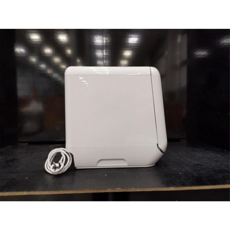 Refurbished electriQ EQDWTTGF Freestanding 2 Place Mini Table Top Portable Dishwasher White