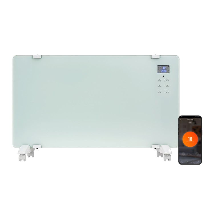 GRADE A5 - electriQ 2000W Wall Mountable Convector Panel Heater H460xW830 - White