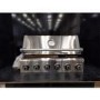 Refurbished Outback Jupiter 6 Burner Hybrid BBQ Grill with Chopping Board - Stainless Steel