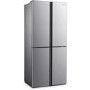 Fridgemaster 378 Litre Four Door American Fridge Freezer With Multiflow  - Silver