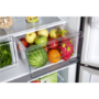 Fridgemaster 378 Litre Four Door American Fridge Freezer With Multiflow  - Silver