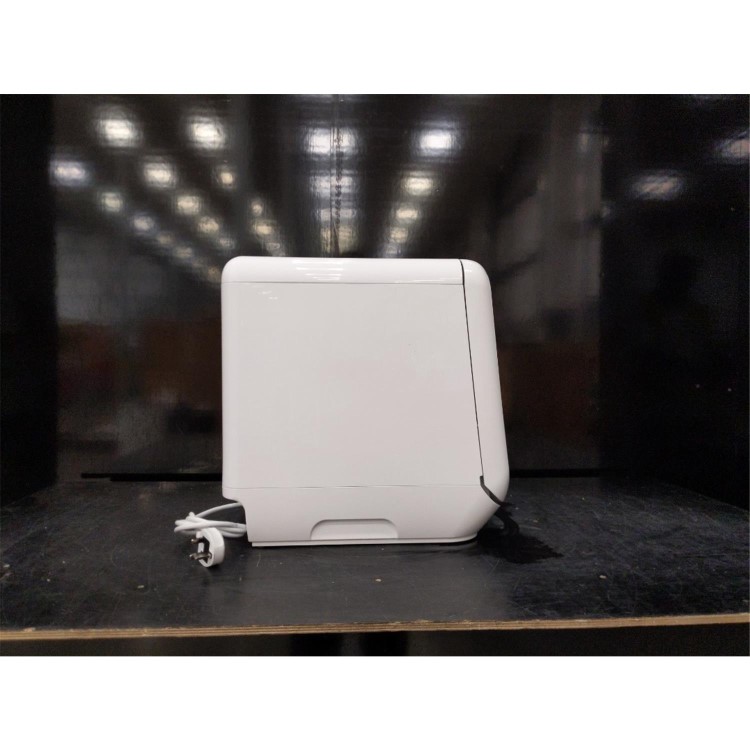 GRADE A3 - electriQ Freestanding Mini Table Top Portable Dishwasher - White