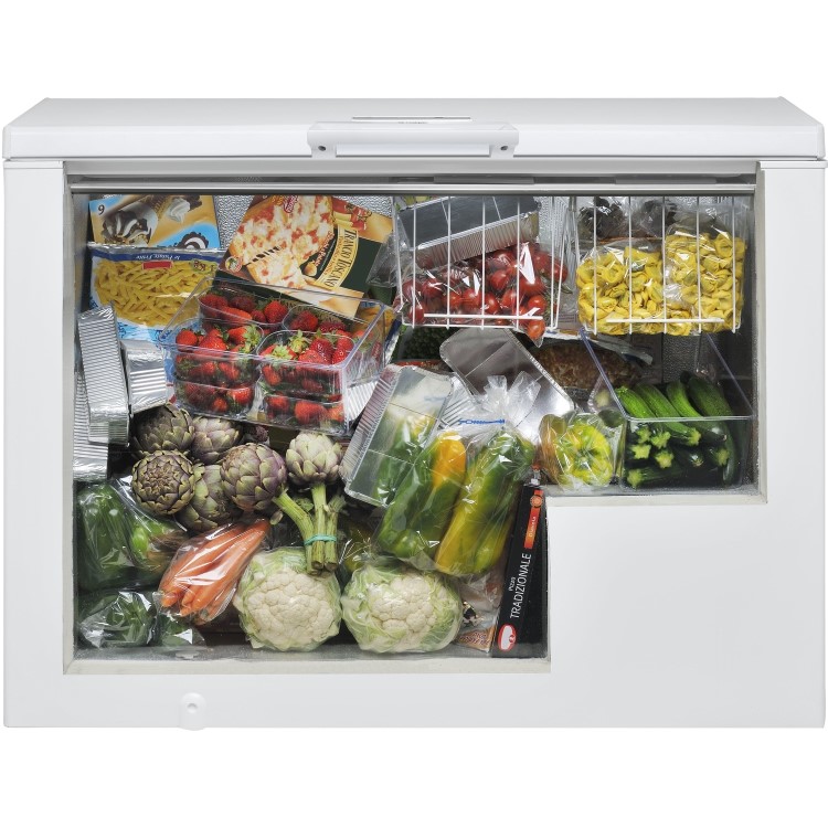 Refurbished Hotpoint CS1A400HFMFAUK1 Freestanding 390 Litre Chest Freezer White