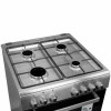 Refurbished electriQ EQDFSC60 60cm Single Oven Dual Fuel Cooker Stainless Steel