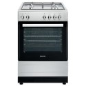 A1/EQDFSC60A Refurbished electriQ EQDFSC60A 60cm Dual Fuel Cooker Stainless Steel