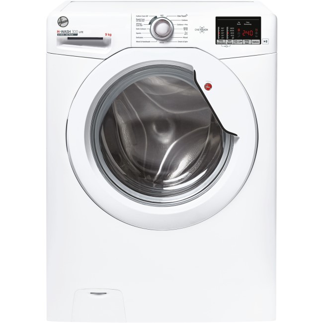 Hoover H-Wash 300 9kg 1400rpm Freestanding Washing Machine - White