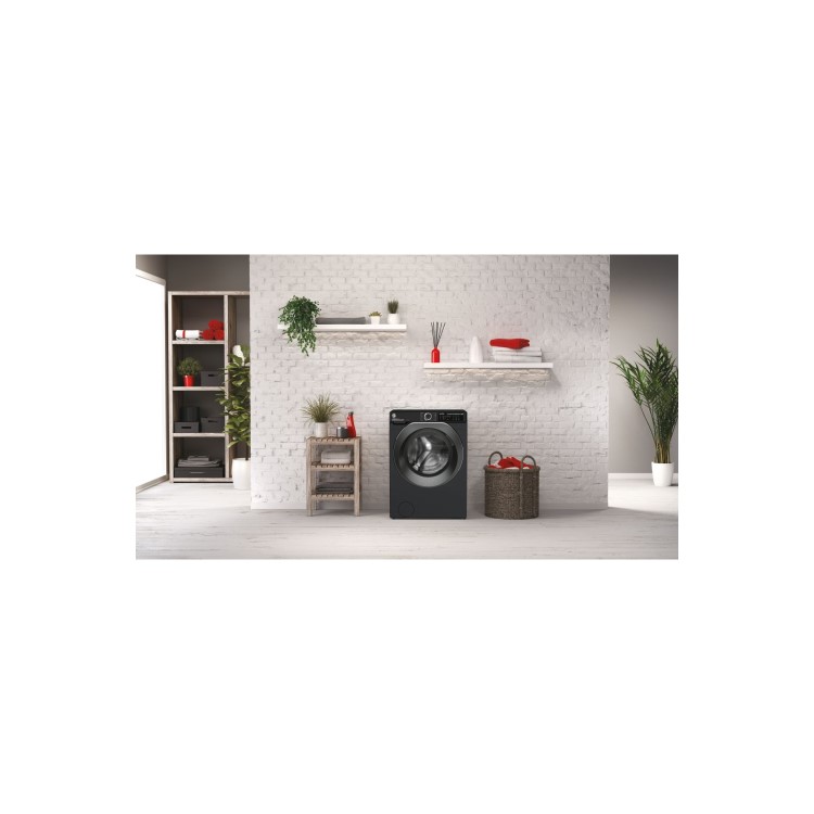 Hoover H-Wash 500 12kg 1400rpm Washing Machine - Black - Wi-Fi Connected, A-Rated