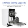 Refurbished electriQ EQDWINT45 10 Place Fully Integrated Dishwasher