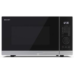 Sharp 25L Freestanding Digital Microwave Oven & Grill - Silver