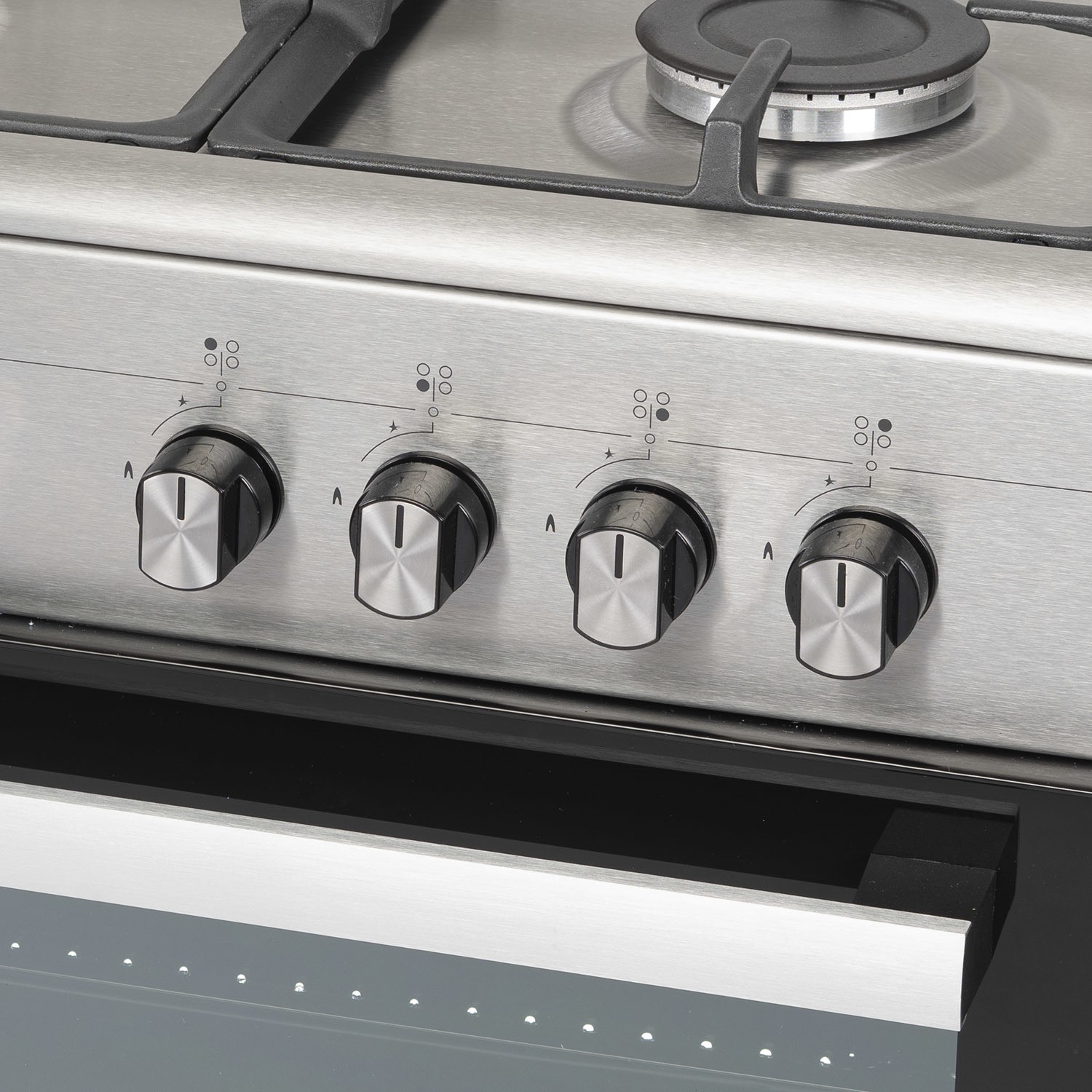 electriQ 60cm Dual Fuel Cooker - Stainless Steel electriQ 60cm Dual Fuel Cooker - Stainless Steel